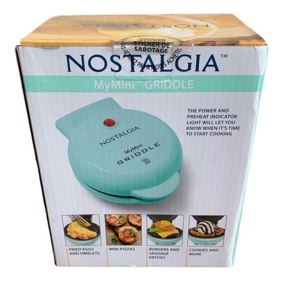 Nostalgia MyMini Personal Electric Griddle Nonstick Griddle Kitchen Appliances - Picture 3 of 8